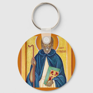 November 25 Saint Columban Nyckelring