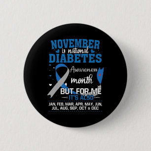 November är den nationella diabetesmedvetandemånad knapp