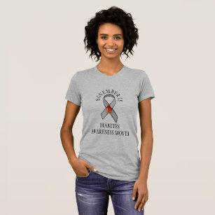November är Diabetes Awareness Month Shirt T Shirt