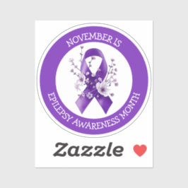 November är epilepsimedvetandemånad klistermärken
