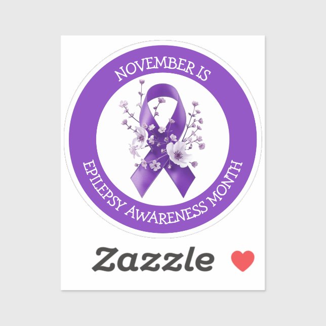 November är epilepsimedvetandemånad klistermärken (Ark)