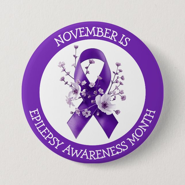 November är epilepsimedvetandemånad knapp (Framsida)