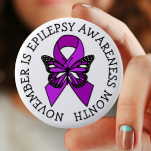 November är Epilepsimedvetandemånad Knapp