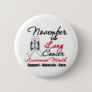 November är lungcancermedvetenhetmånaden knapp