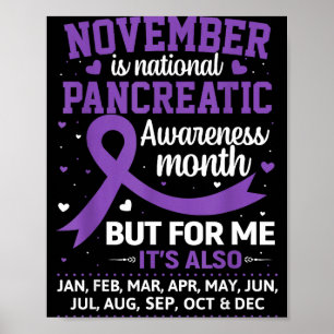 November är medvetenhet om bukspottkörtelcancer li poster