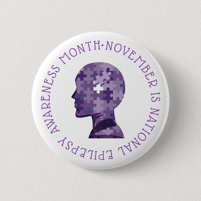 NOVEMBER ÄR NATIONELL EPILEPSY AWARENESS MÅNAD KNAPP (Framsida)