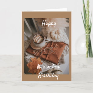 NOVEMBER *BIRTHDAY ÖNSKEMÅL* DAUGTHER CARD KORT