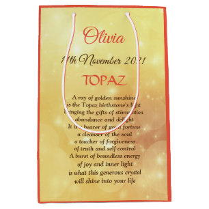 November Birthstone Topaz-design