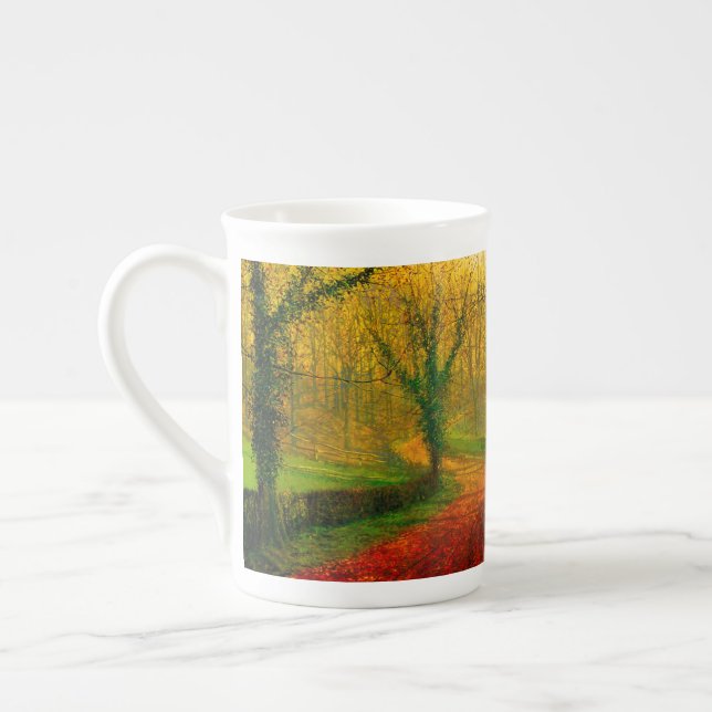 November Eftermiddag Stapleton Park Grimshaw Benporslin Mugg (Vänster)