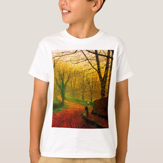 November Eftermiddag Stapleton Park Grimshaw T Shirt (Framsida)