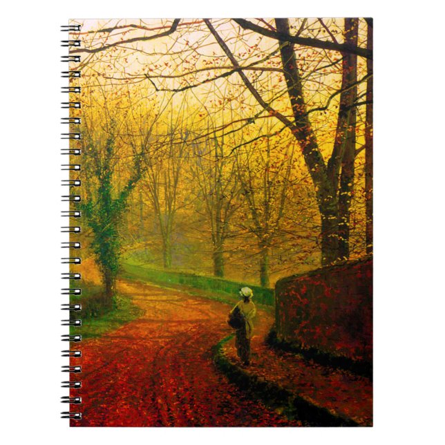 November Eftermiddagstid Stapleton Park Grimshaw Anteckningsbok (Framsidan)