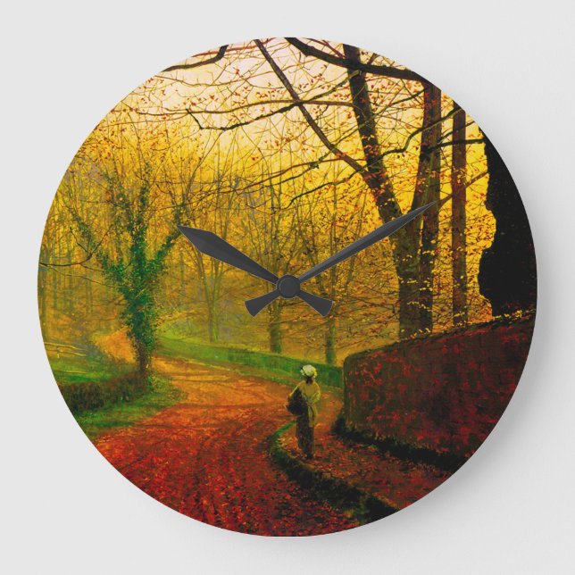 November Eftermiddagstid Stapleton Park Grimshaw Stor Klocka (Framsida)