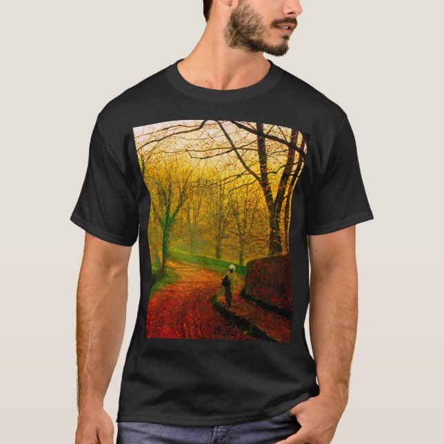 November Eftermiddagstid Stapleton Park Grimshaw T Shirt (Framsida)