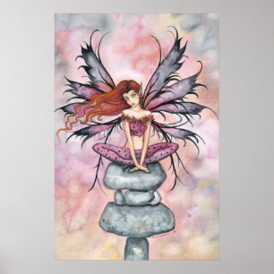 November Fairy Art Print Poster Molly Harrison