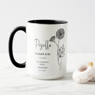 November Flower Girl Chrysanthemum Birth Flower Mugg
