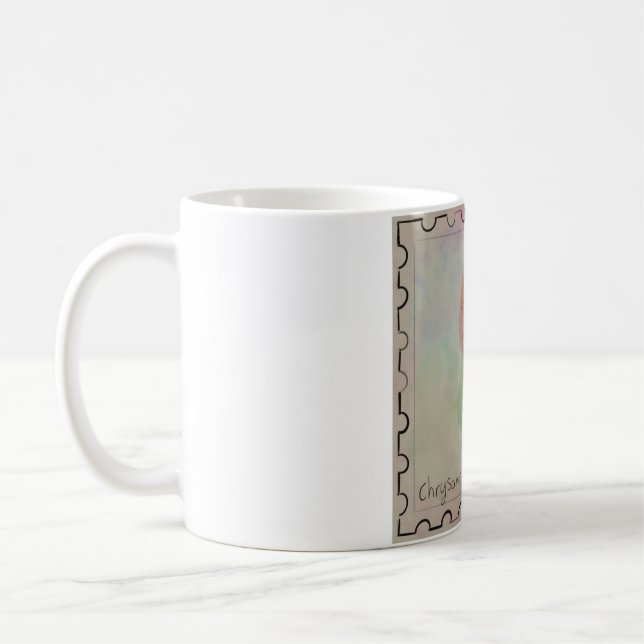 november födelseblomma kaffemugg (Vänster)