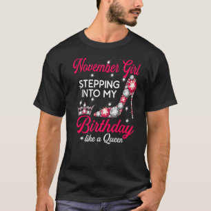 November Girl klättrar in i mina högklackar på föd T Shirt