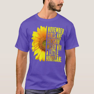 November Girls Sunshine Mied orkanen Solros B T Shirt