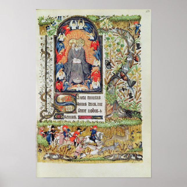 november; jakt på hjort poster (Framsidan)