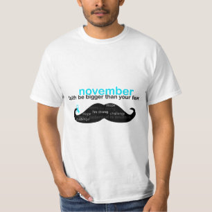 *november månad för manars hälsomedvetande t shirt