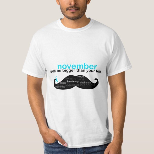 *november månad för manars hälsomedvetande t shirt (Framsida)