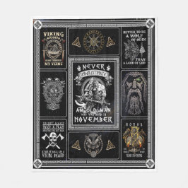 November-mannen som vill bli en Varg Odin Fleecefilt