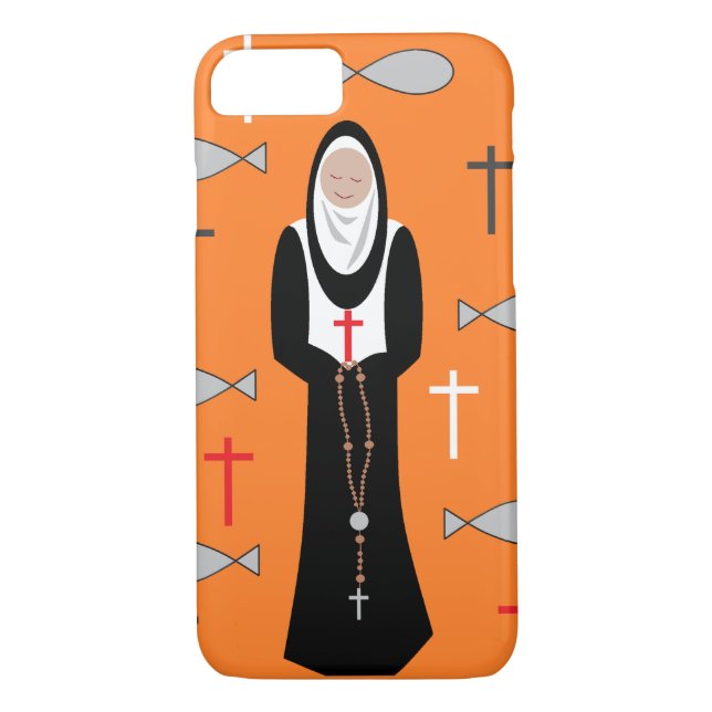 November Nun Case-Mate iPhone Skal (Baksida)