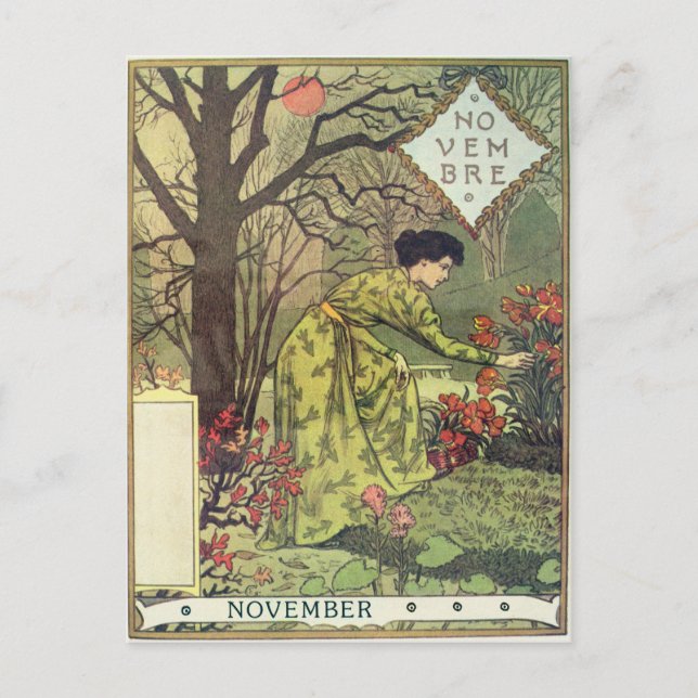 november vykort (Framsida)