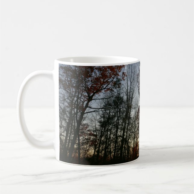 Novembersolnedgång Kaffemugg (Vänster)