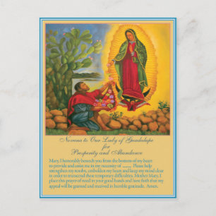 Novena för välstånd och abundans vykort