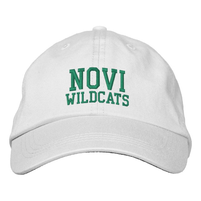 Novi High School Embroized Baseball Hat Broderad Keps (Framsida)