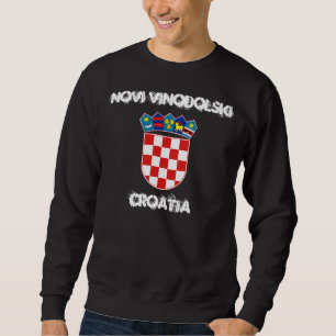 Novi Vinodolski, Kroatien, jackat av arm Långärmad Tröja