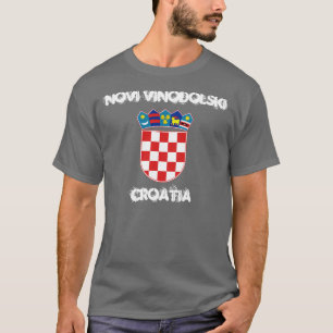 Novi Vinodolski, Kroatien, jackat av arm T Shirt