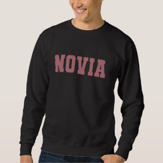 Novia Brud Spansk Latina Sjungbrudskväll Bröllopsk Lång Ärmad Tröja