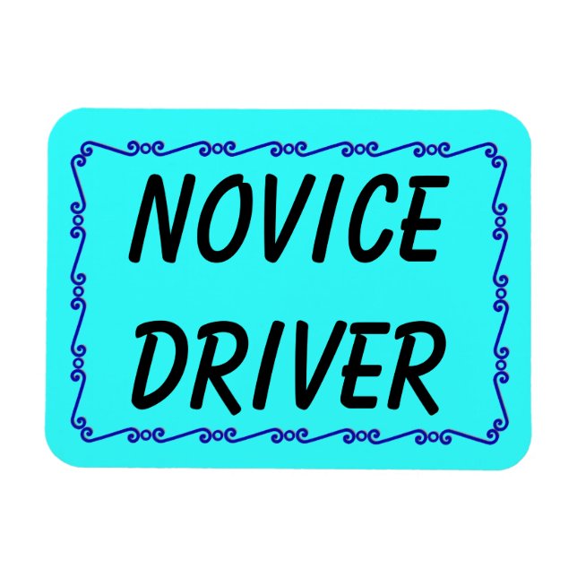 Novice Driver Magnet (Horisontell)