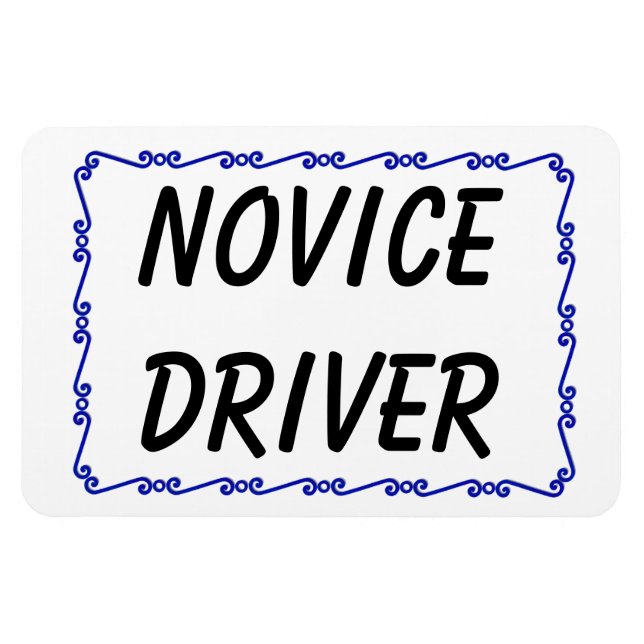 Novice Driver Magnet (Horisontell)
