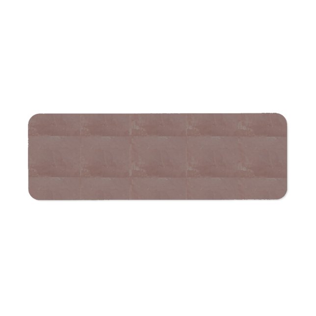 NOVINO Art: Kristallkristaller Skapat Färg-mallar Returadress Etikett (Framsidan)