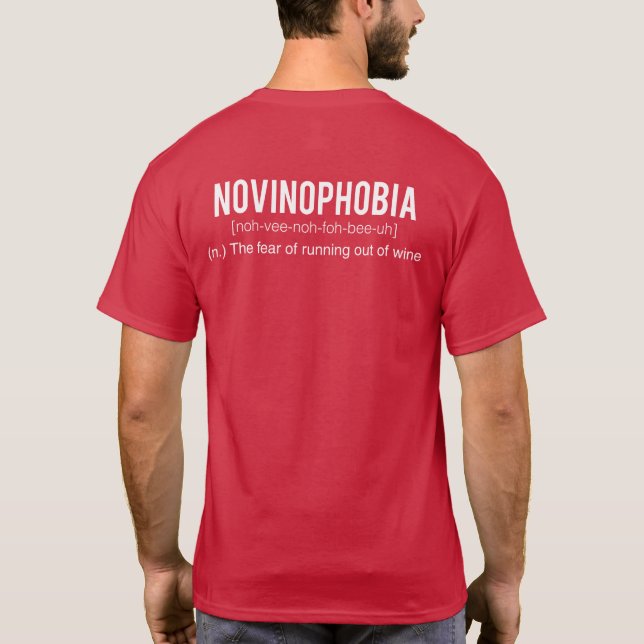 Novinophobia - den vinrankaMorgan backen Tee (Baksida)