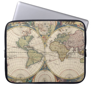 Novissima Totius Terrarum Orbis Tabula Laptop Fodral