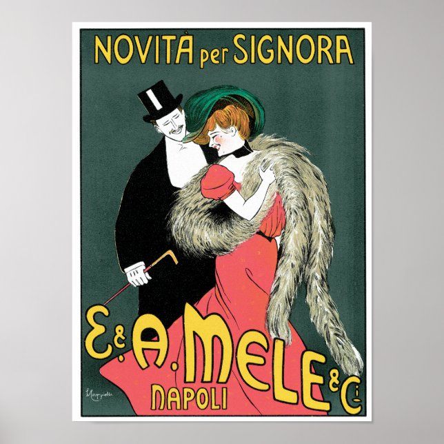Novita Per Signora ~ E.A. Mele co. Poster (Framsidan)