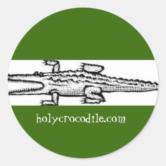 novoholycrocsmall1 runt klistermärke