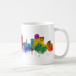 Novosibirsk Ryssland Skyline Kaffemugg