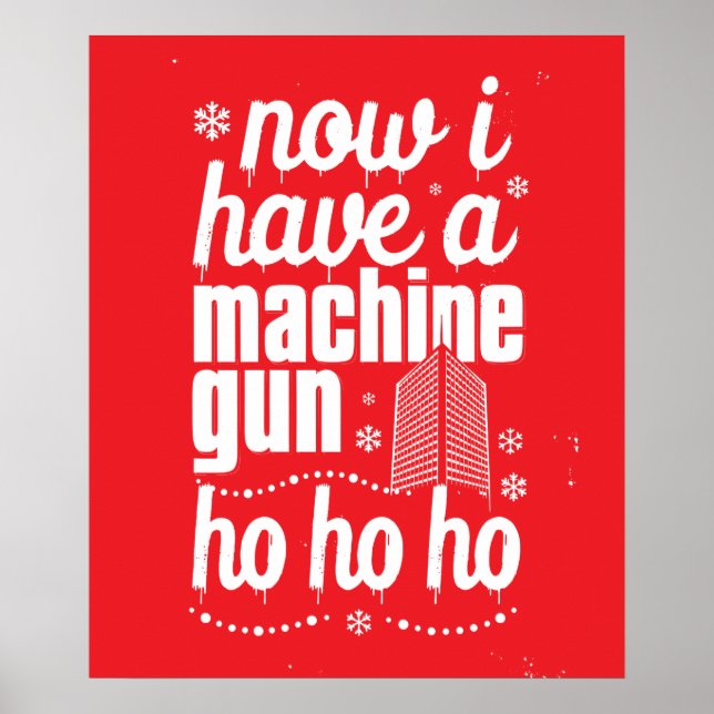 Now I Have a Machine Gun Ho Ho Ho Poster (Framsidan)