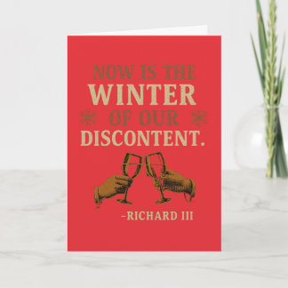 Now is the Winter of Discontent Kort