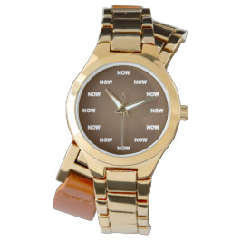 "NOW" Watch (Brown) Armbandsur