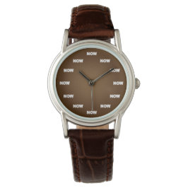 "NOW" Watch (Brown) Armbandsur