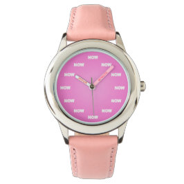 "NOW" Watch (Rosa) Armbandsur