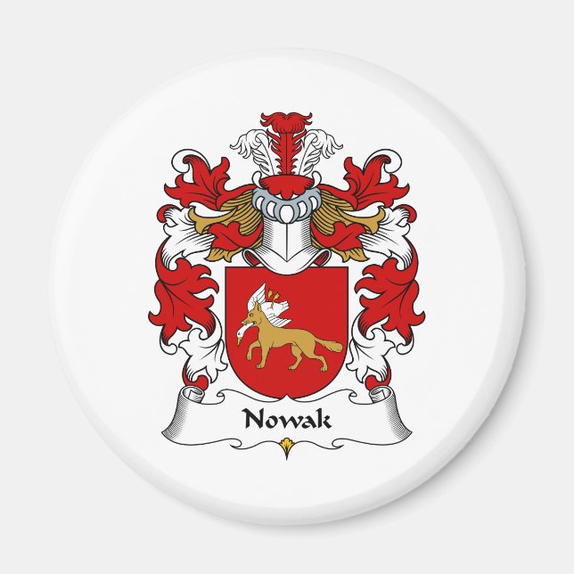 Nowak Family Crest Magnet (Framsidan)