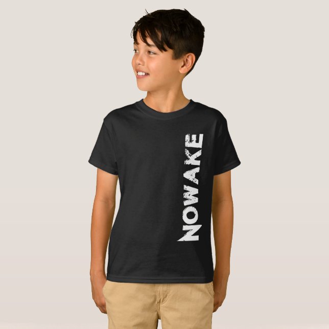 NOWAKE-ungedesign Tee Shirt (Hel framsida)