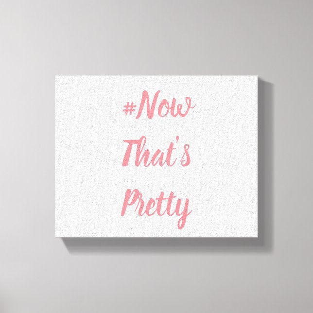 #NowDet ärSöt arbetsyta Canvastryck (Framsida)